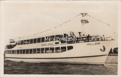 Netherlands Postcard - Reder'j Zwaag Ferry Boat, Amsterdam  SW17764