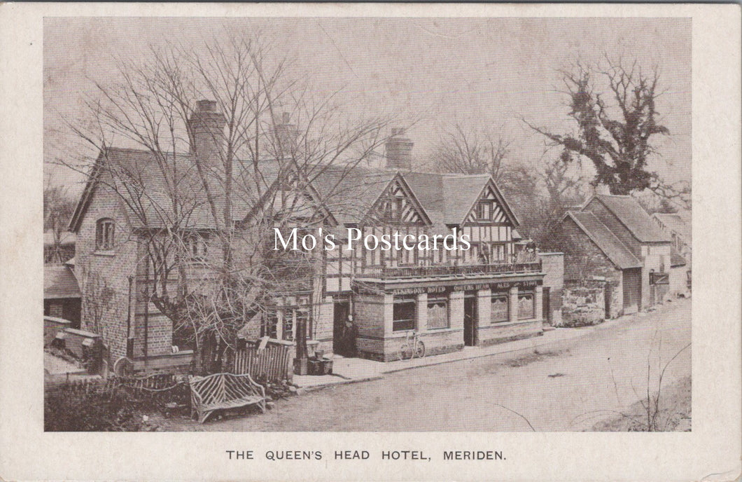 Warwickshire Postcard - The Queen's Head Hotel, Meriden SW17767