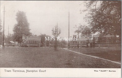 Middlesex Postcard - Hampton Court Tram Terminus  SW17780