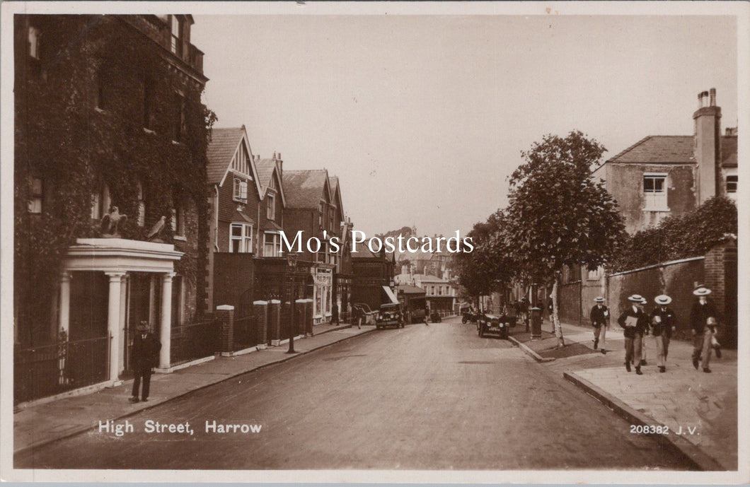 London Postcard - High Street, Harrow SW17782