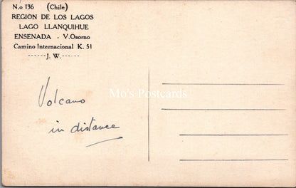 Chile Postcard - Volcano, Region De Los Lagos  SW17787