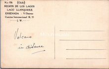 Load image into Gallery viewer, Chile Postcard - Volcano, Region De Los Lagos  SW17787
