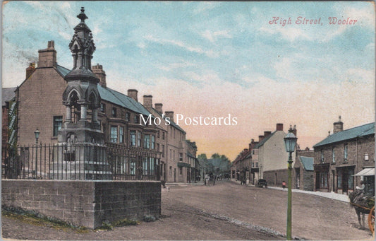 Northumberland Postcard - Wooler High Street   SW17855