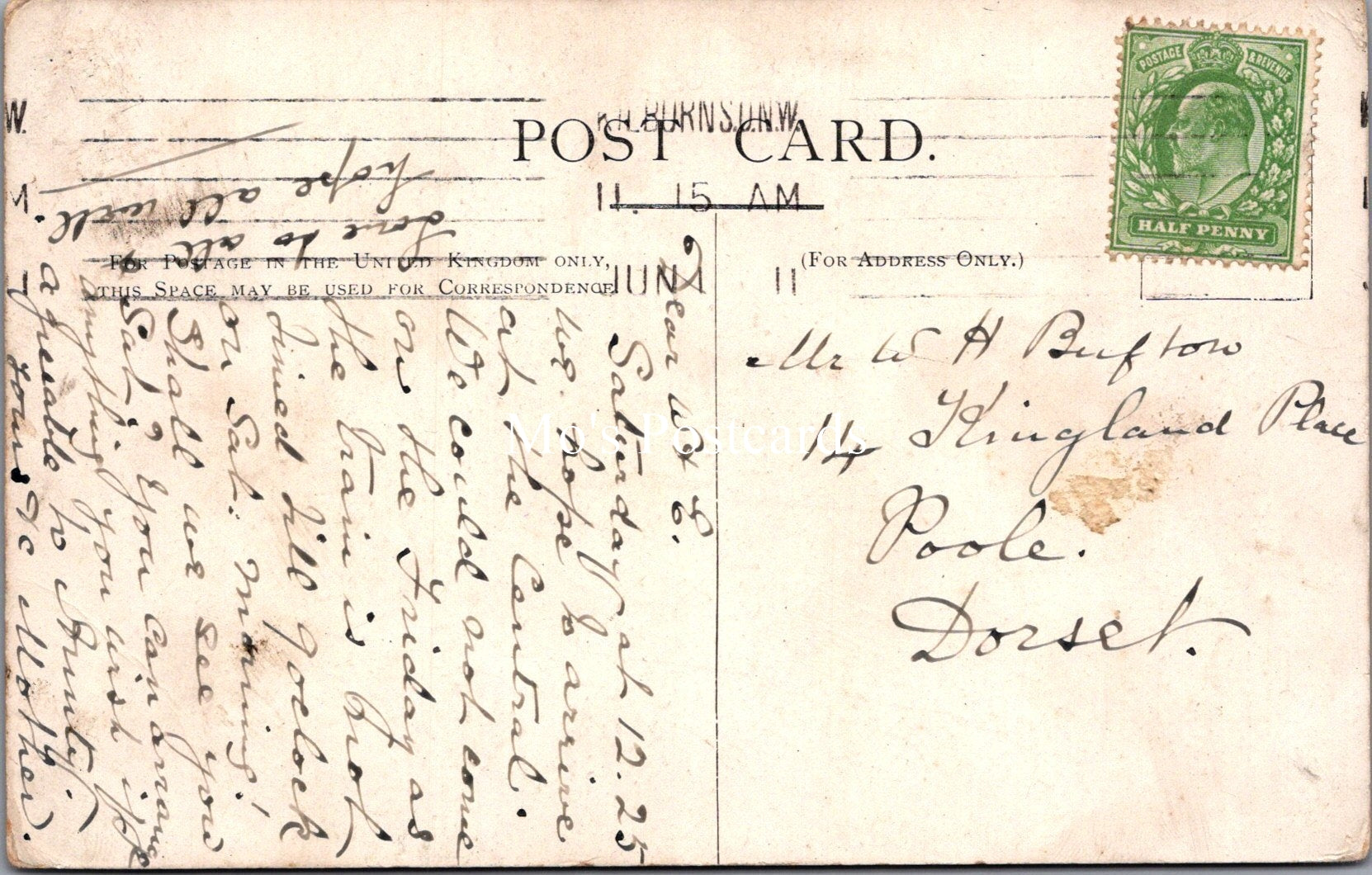 Unknown Location Postcard - Lower Almshouses   SW17856