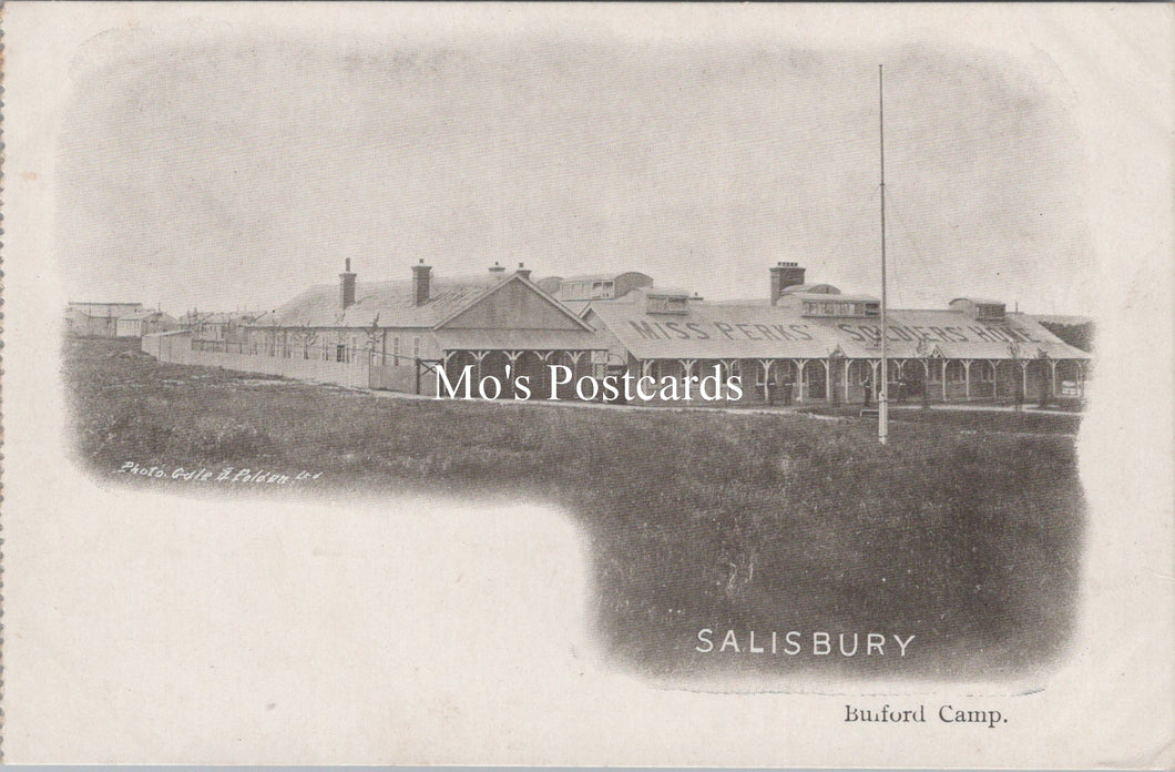 Wiltshire Postcard - Burford Camp, Salisbury  SW17858