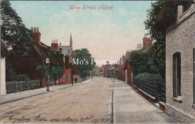 Lincolnshire Postcard - West Street, Alford   SW17993