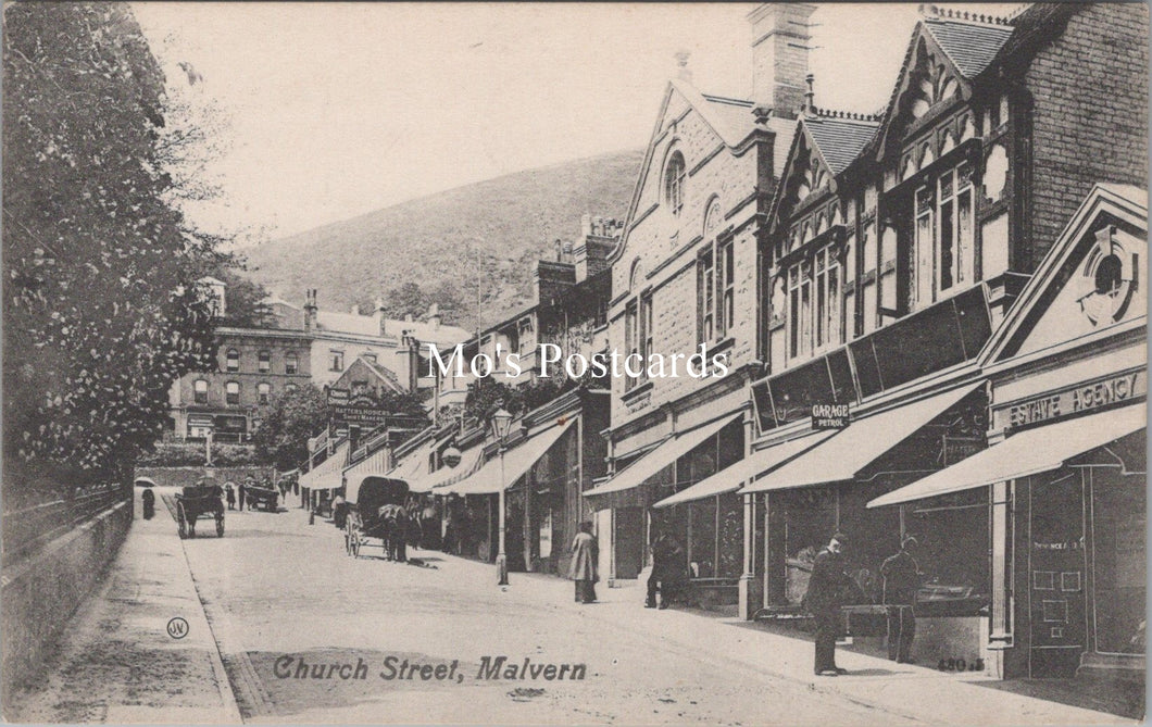 Worcestershire Postcard - Church Street, Malvern   SW17997