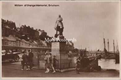 Devon Postcard - Brixham, William of Orange Memorial  SW18002