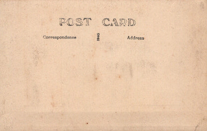 Vintage-style postcard with text on a beige background