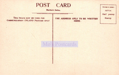 Vintage postcard with text and a line for address, featuring the Mo Postcards brand.