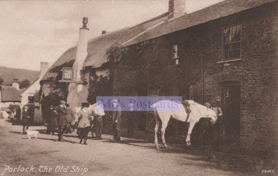 Somerset Postcard - Porlock, The Old Ship Inn   SW20188