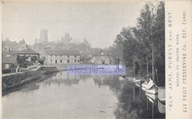 Cambridgeshire Postcard - Ely Cathedral From Railway  SW20198