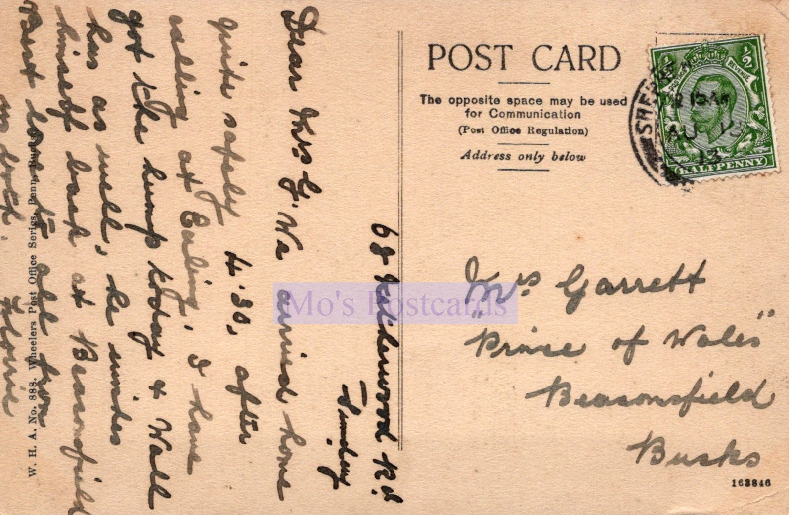 Buckinghamshire Postcard - Penn Village   SW20200