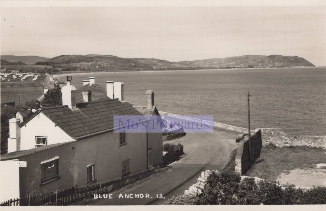 Somerset Postcard - Blue Anchor Village   SW20201
