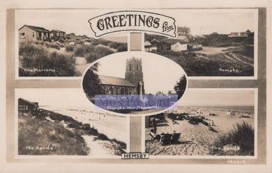 Norfolk Postcard - Greetings From Hemsby  SW20204