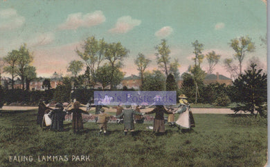London Postcard - Ealing, Lammas Park, Ring a Ring o' Roses  SW20212