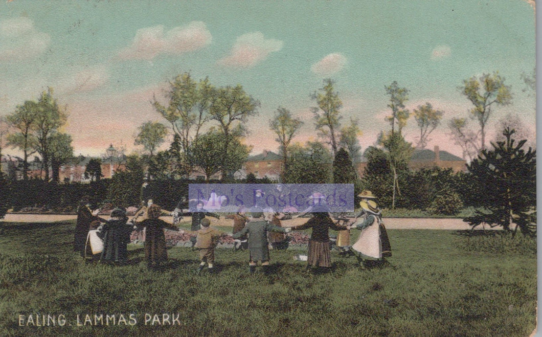 London Postcard - Ealing, Lammas Park, Ring a Ring o' Roses  SW20212