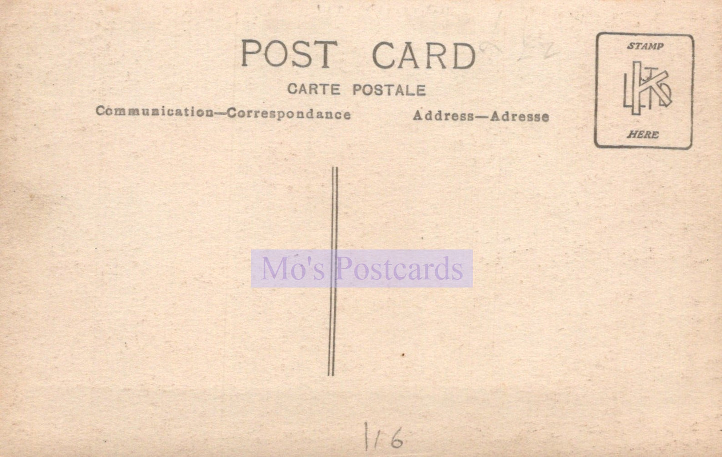 Unknown Location Postcard - Large Unidentified Public Building  SW20216