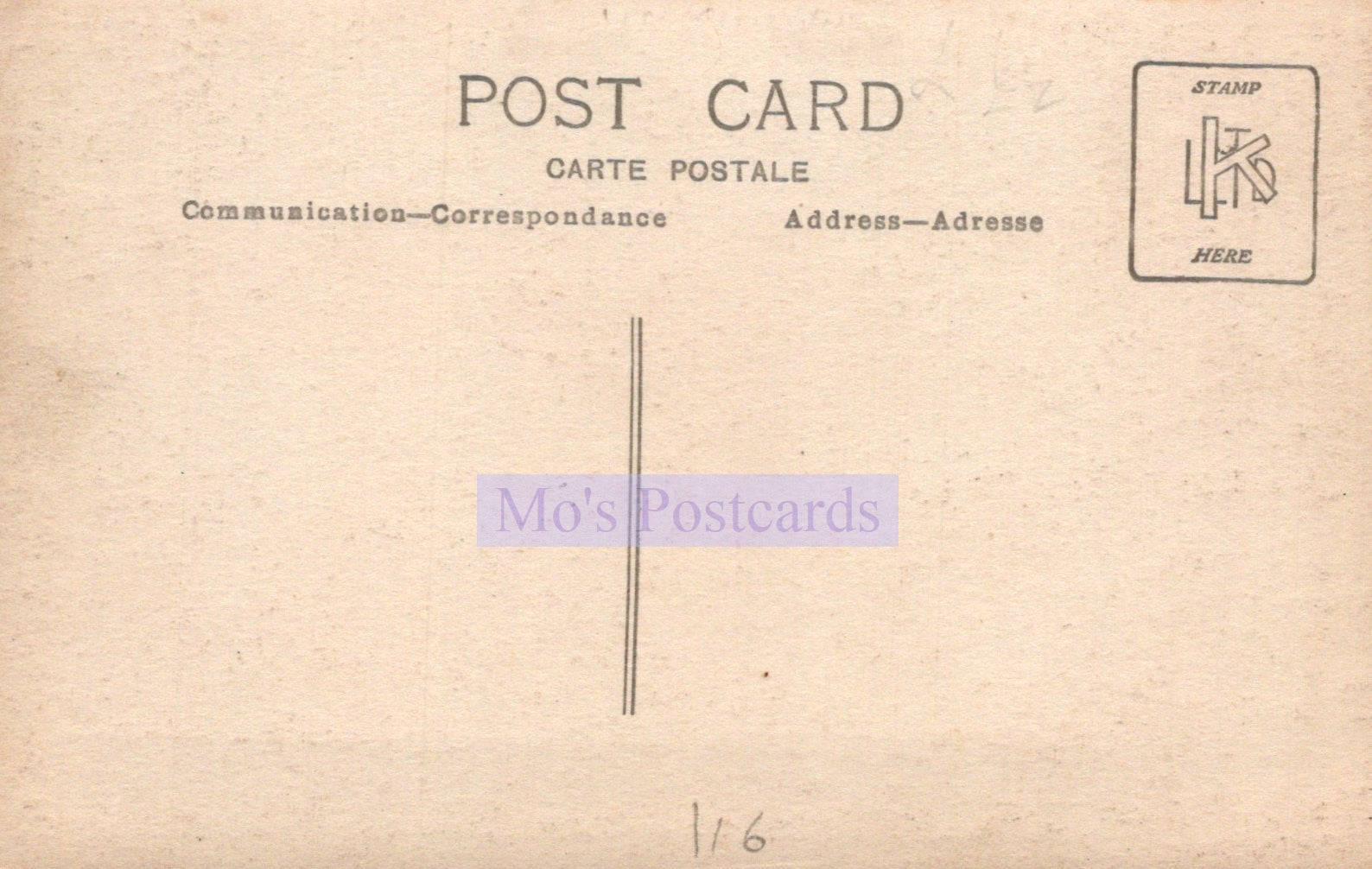 Unknown Location Postcard - Large Unidentified Public Building  SW20216