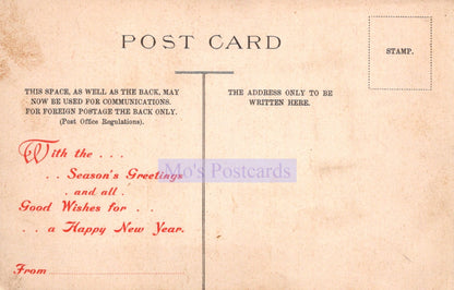 Vintage postcard with text and 'MMS Postcards' branding