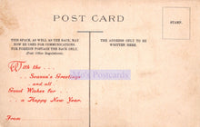 Load image into Gallery viewer, Vintage postcard with text and &#39;MMS Postcards&#39; branding
