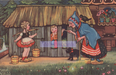 Fairy Tale Postcard - Hansel and Gretel, Artist Margret Boriss  SW20234