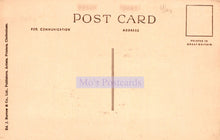 Load image into Gallery viewer, Back of a vintage postcard with &#39;Mo&#39;s Postcards&#39; branding
