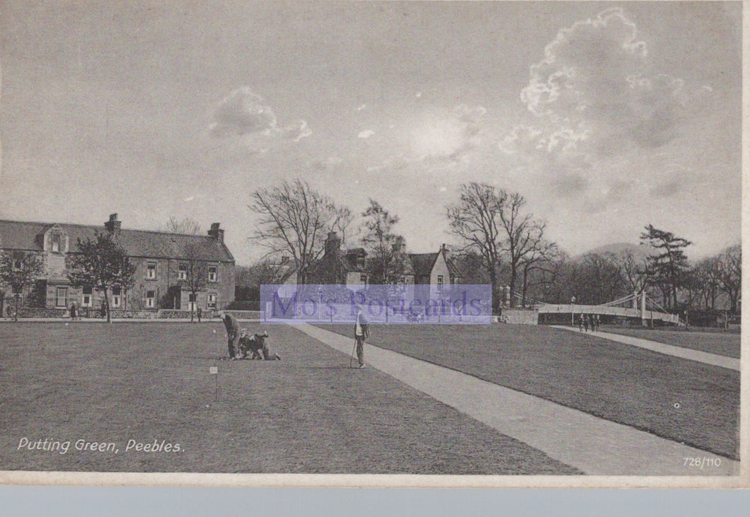 Scotland Postcard - Putting Green, Peebles  VT458  