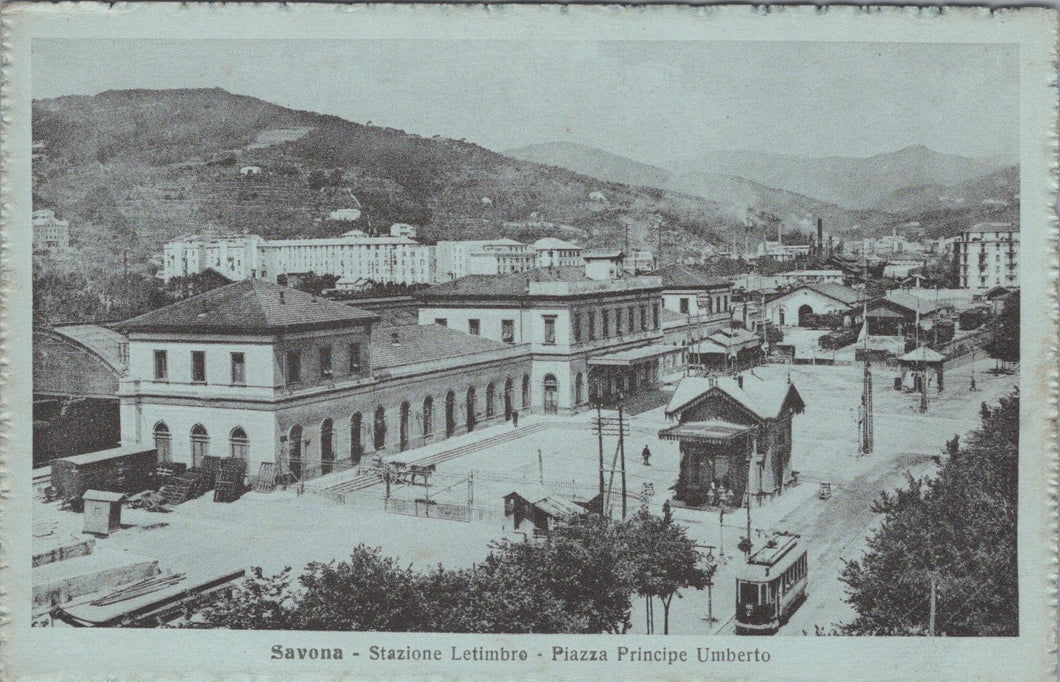 Italy Postcard - Savona, Stazione Letimbro   SW17443