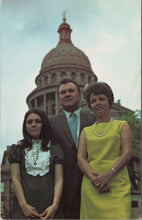 Load image into Gallery viewer, Politics Postcard - Senator Don Kennard, Jackie and Daughter Karen  SW17456
