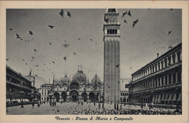 Italy Postcard - Venice, Piazza S.Marco e Campanile  SW17459