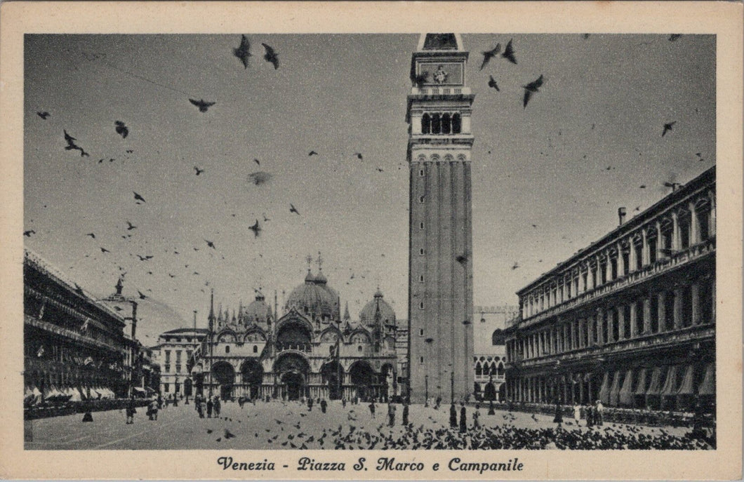 Italy Postcard - Venice, Piazza S.Marco e Campanile  SW17459