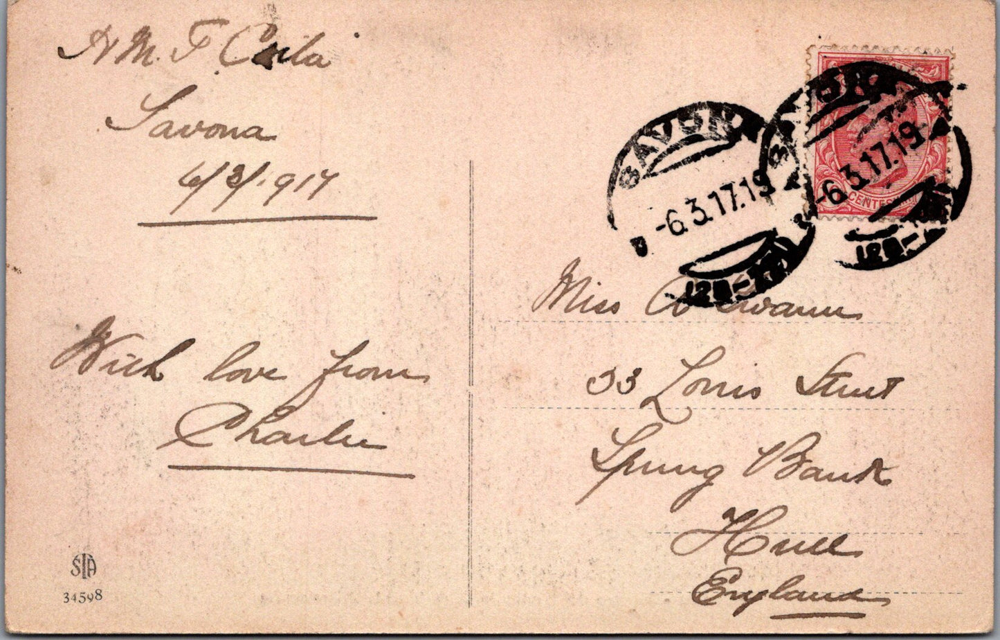 Italy Postcard - Savona, Interno Del Santuario    SW17470