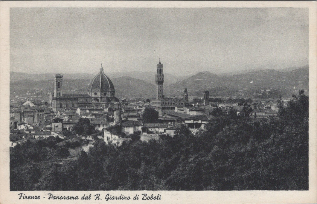 Italy Postcard - Florence Panorama   SW17471