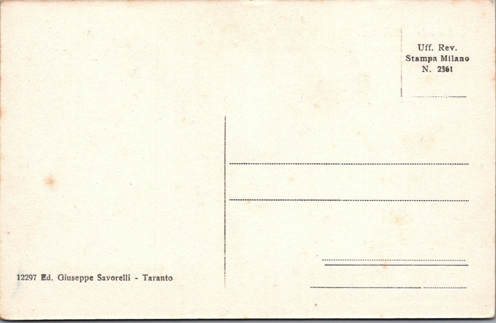 Italy Postcard - Taranto, Corso Due Mari   SW17488