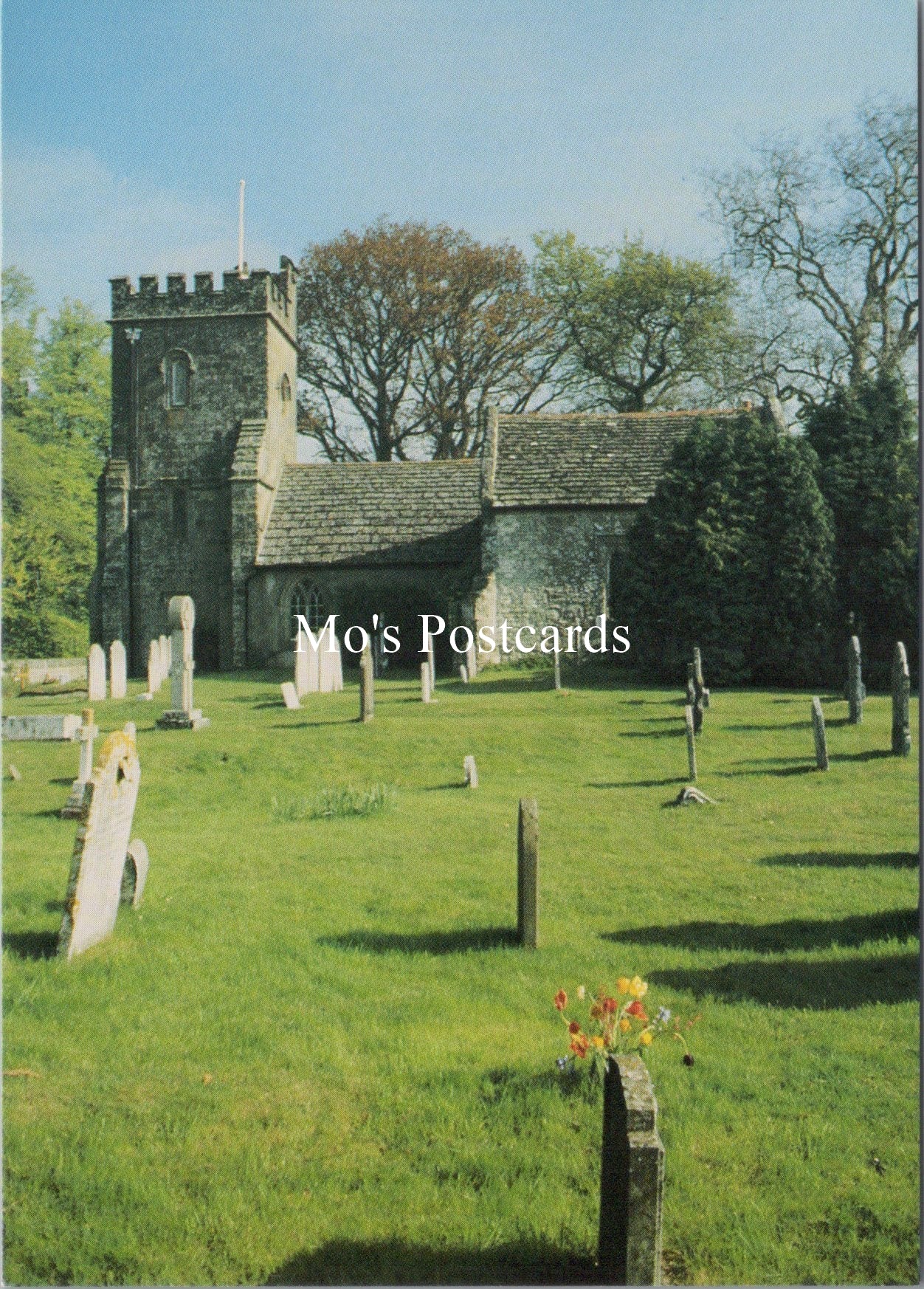 Sussex Postcard - Exterior View of St Peter's Church, Parham    SX297