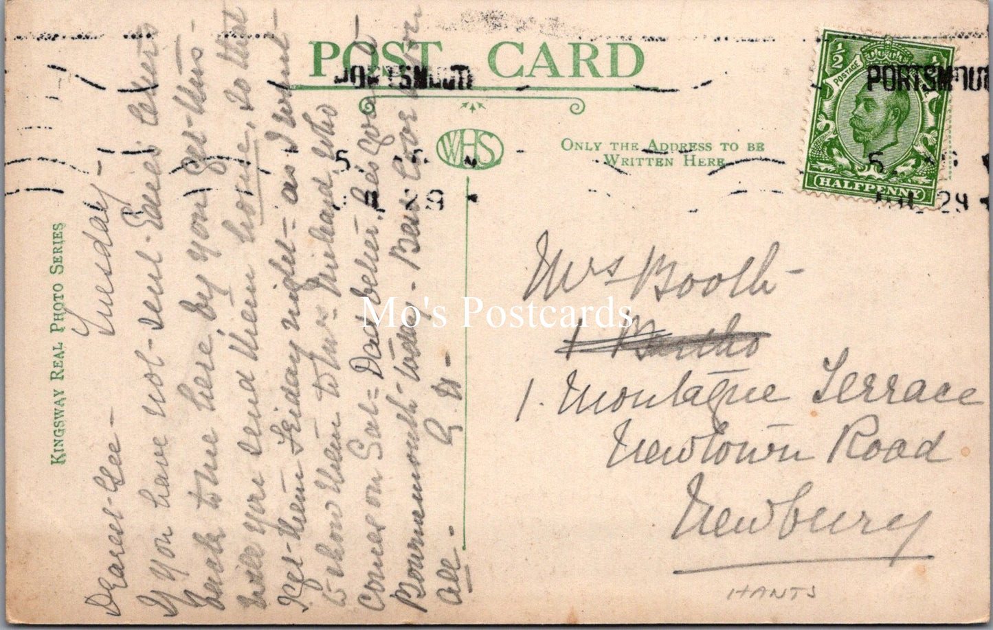 Hampshire Postcard - Rough Sea at Southsea   SW17938