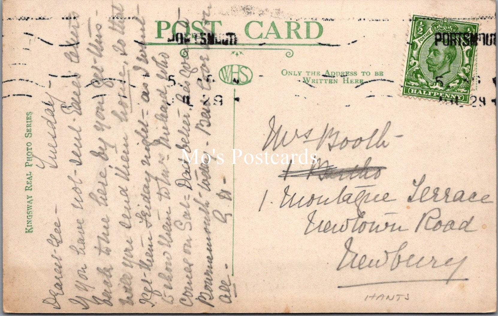 Hampshire Postcard - Rough Sea at Southsea   SW17938