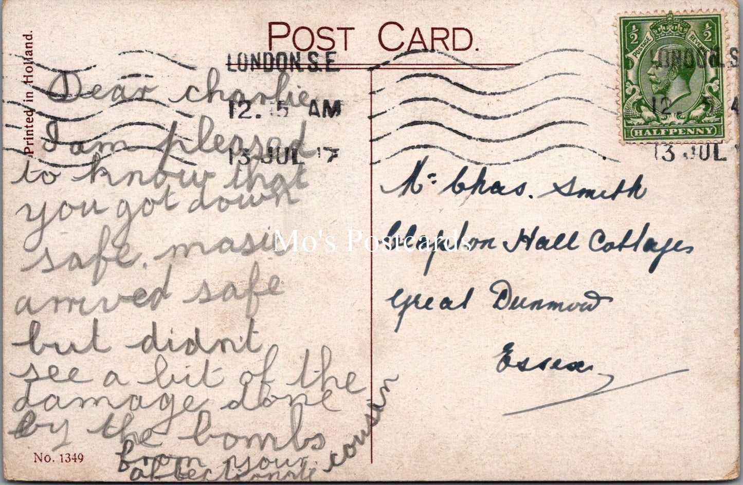 Nursery Rhymes Postcard - Jack and Jill, Donald McGill  SW17947