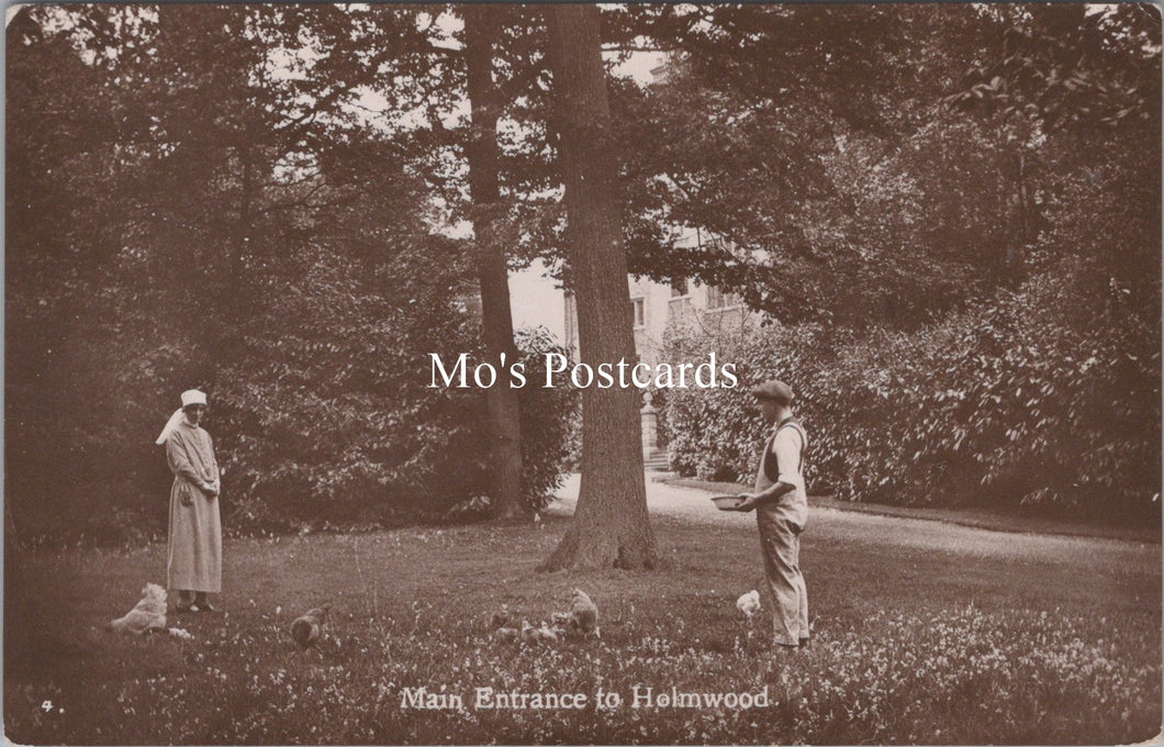 Surrey Postcard - Main Entrance To Holmwood    SW17949