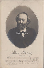 Load image into Gallery viewer, Music Postcard - Max Bruch, German Composer  SW17957
