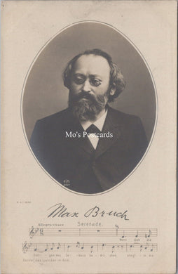 Music Postcard - Max Bruch, German Composer  SW17957