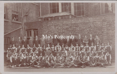 Education Postcard - School Boys and Girls and Their Teachers SW17958