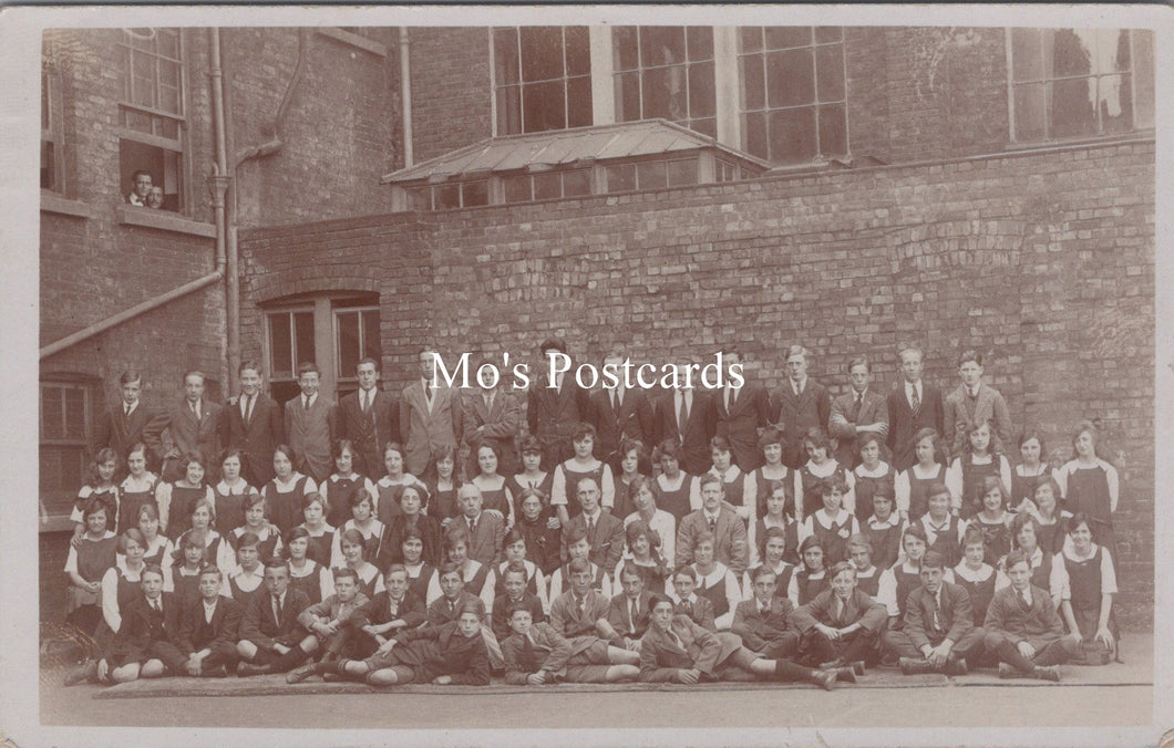 Education Postcard - School Boys and Girls and Their Teachers SW17958