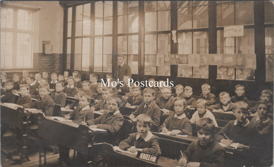 Education Postcard - School Boys in Their Classroom SW17959