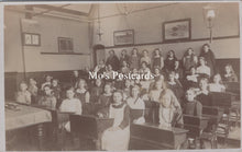 Load image into Gallery viewer, Education Postcard - School Girls in Their Classroom SW17960
