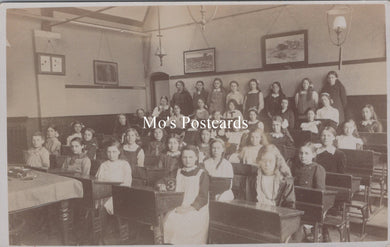 Education Postcard - School Girls in Their Classroom SW17960