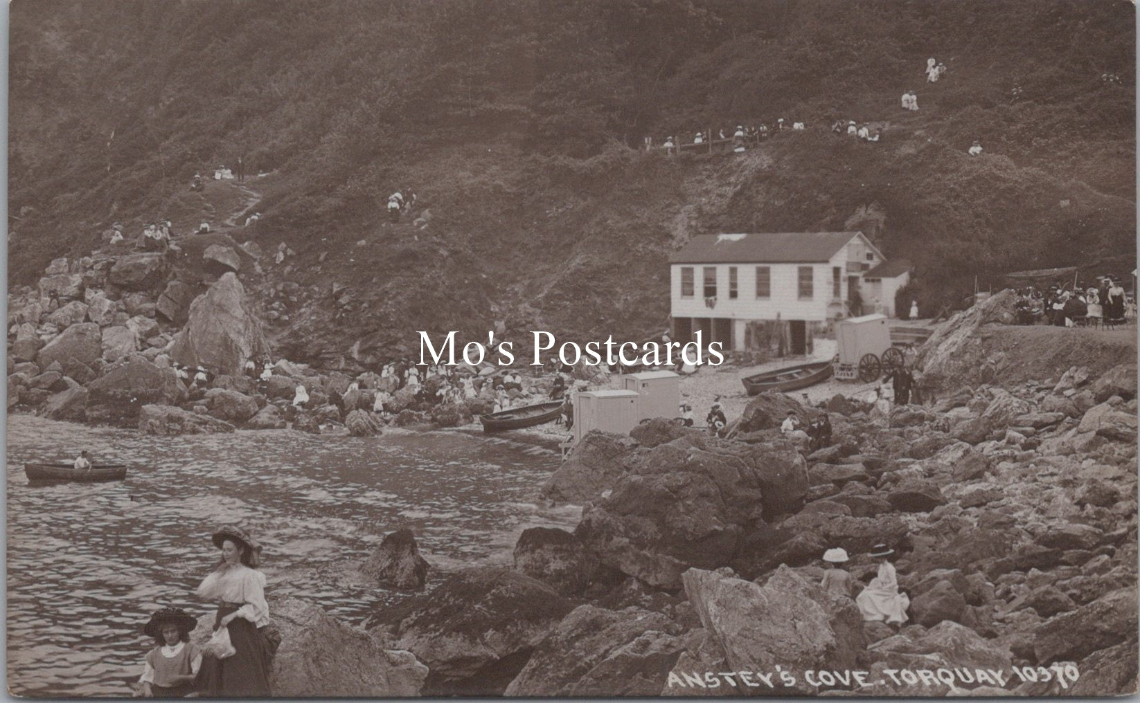Devon Postcard - Anstey's Cove, Torquay   SW17971