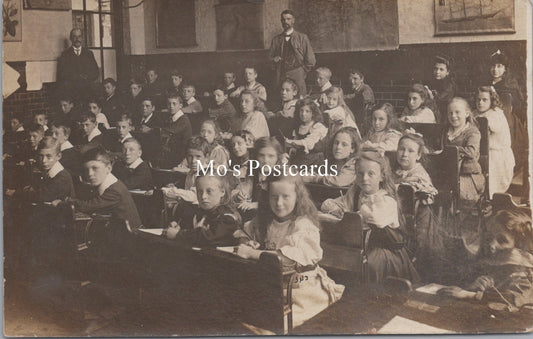 Education Postcard - School Boys and Girls in Their Classroom SW17972