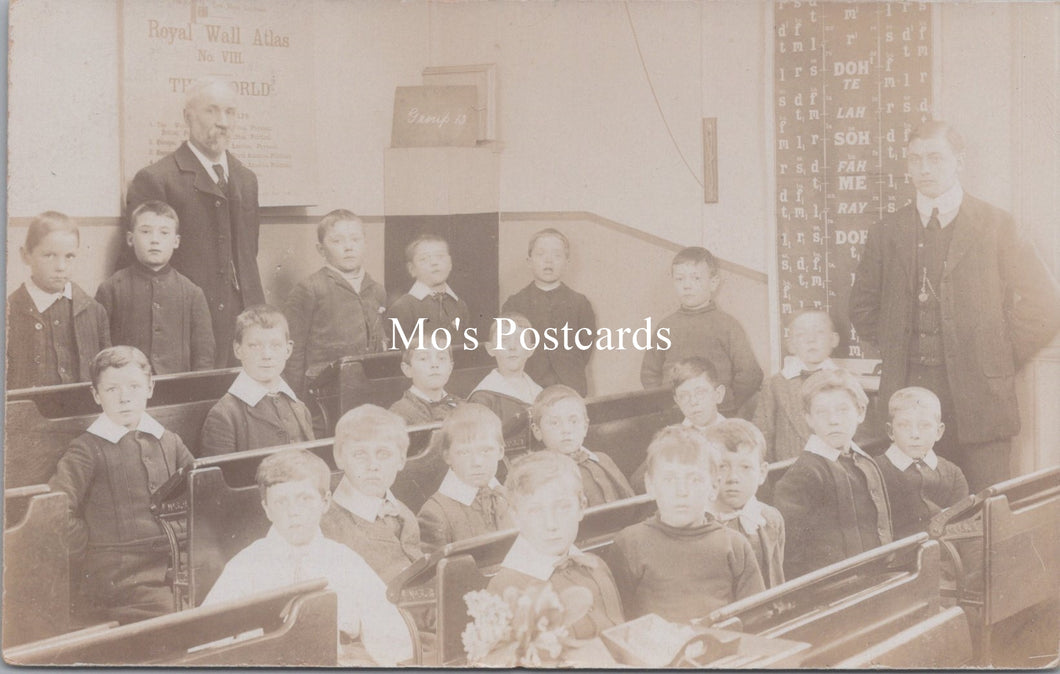 Education Postcard - School Boys in Their Classroom SW17973